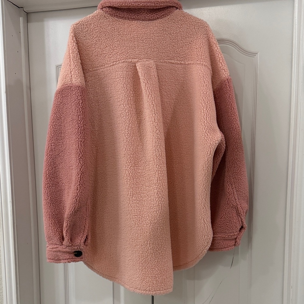 Simply Southern Blush Teddy Jacket - Picture 5 of 5